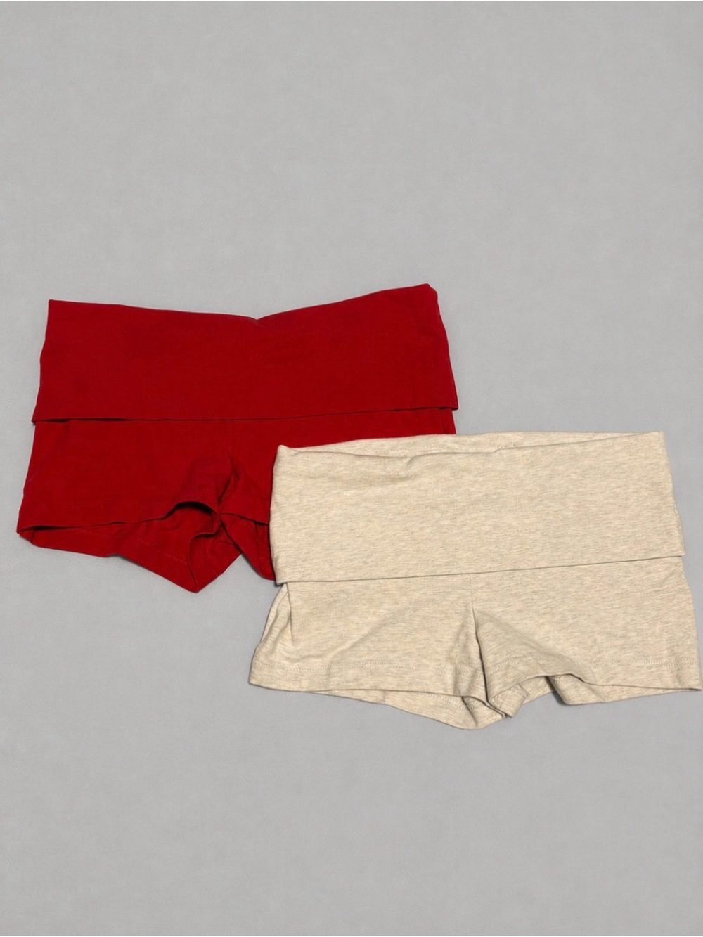 2 wild fable cotton foldover shorts
